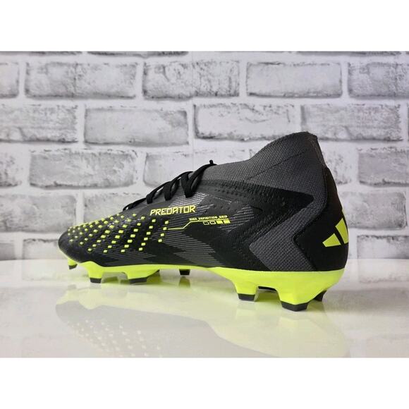 adidas Predator Accuracy.2 FG Soccer Cleats Black Volt IG0781 Men\'s Size 9.5 main image 4